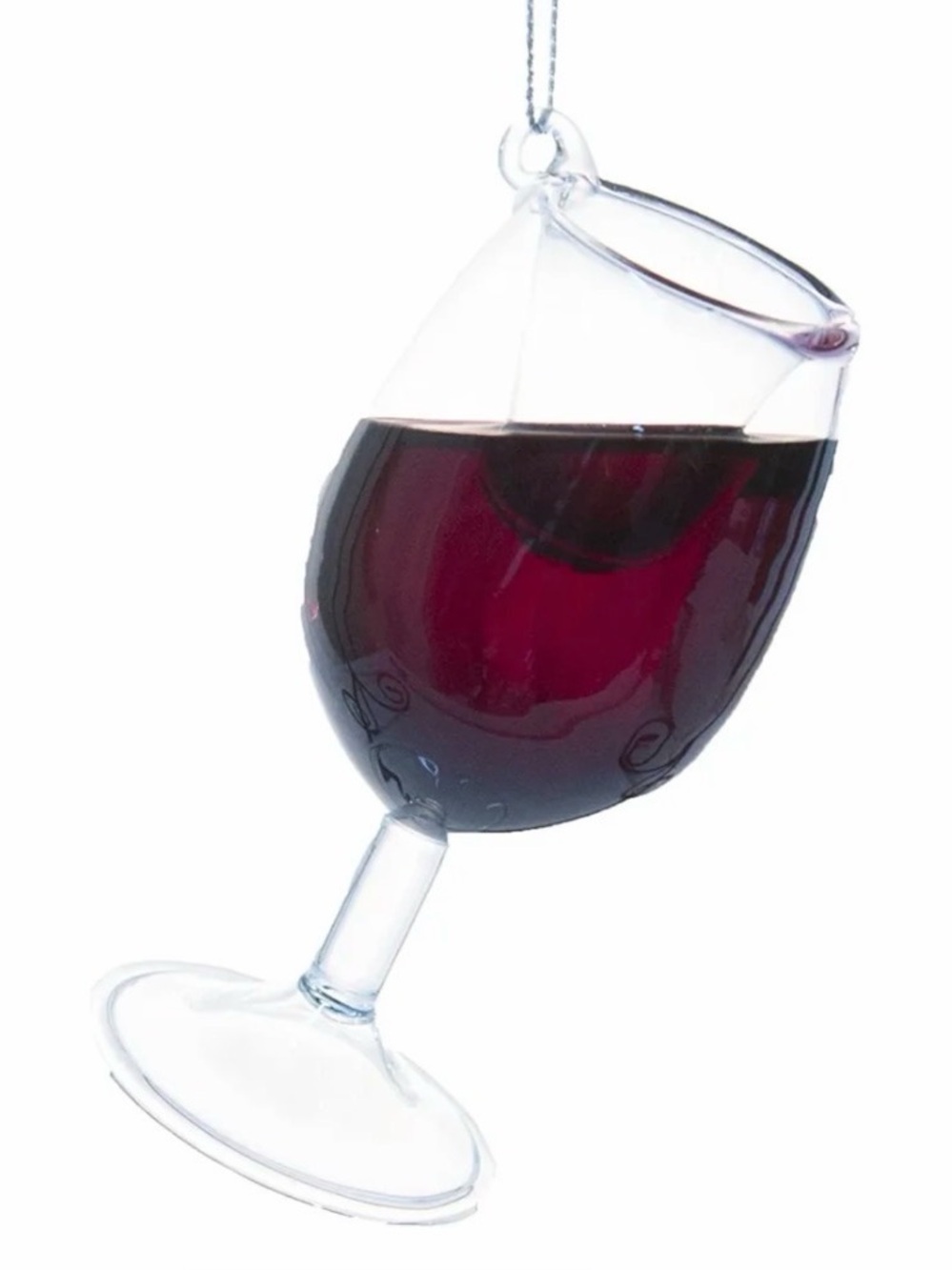 Ganz Merry Merlot Wine Glass ornament lot of 6 New in Box